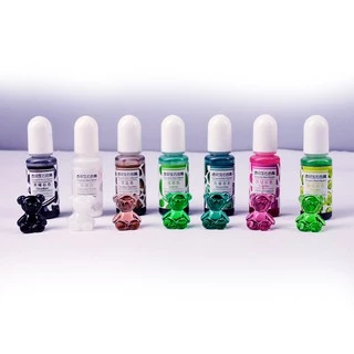 พร้อมส่ง!! สีผสมเรซิ่น สีใส คุณภาพดี ติดทนไม่ซีดเร็ว รุ่นอัญมณี (03RS004)