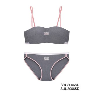 💥รีบกดก่อนหมด💥Sabina เซตเกาะอกไร้โครง ฟองบาง Body Bra รุ่น Pretty Republic รหัส SBU8006SD+SUU8006SD