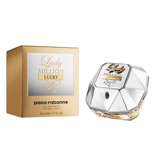 ของแท้!!! PACO RABANNE Lady Million Lucky EDP for Women 80ml กล่อง Tester ของใหม่ (พร้อมส่งค่ะ)