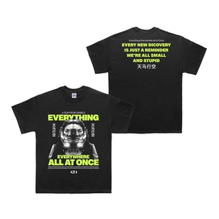 เสื้อยืดสีขาวเสื้อยืด ลาย EVERYWHERE ALL AT ONCE - MULTIVERSE CRACK FILM TV-SERIESS-4XL