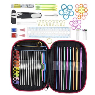 ชุดเข็มถักโครเชต์อลูมิเนียม DIY Kit [ TRU ]