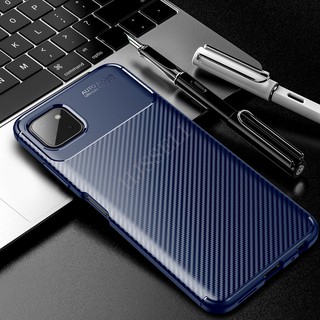 เคส Samsung Galaxy A22 Case Silicone Carbon fiber Shockproof Phone Case Back Cover Samsung Galaxy A22 5G A32 4G A42 A52 A72 กรณี ฝาครอบ