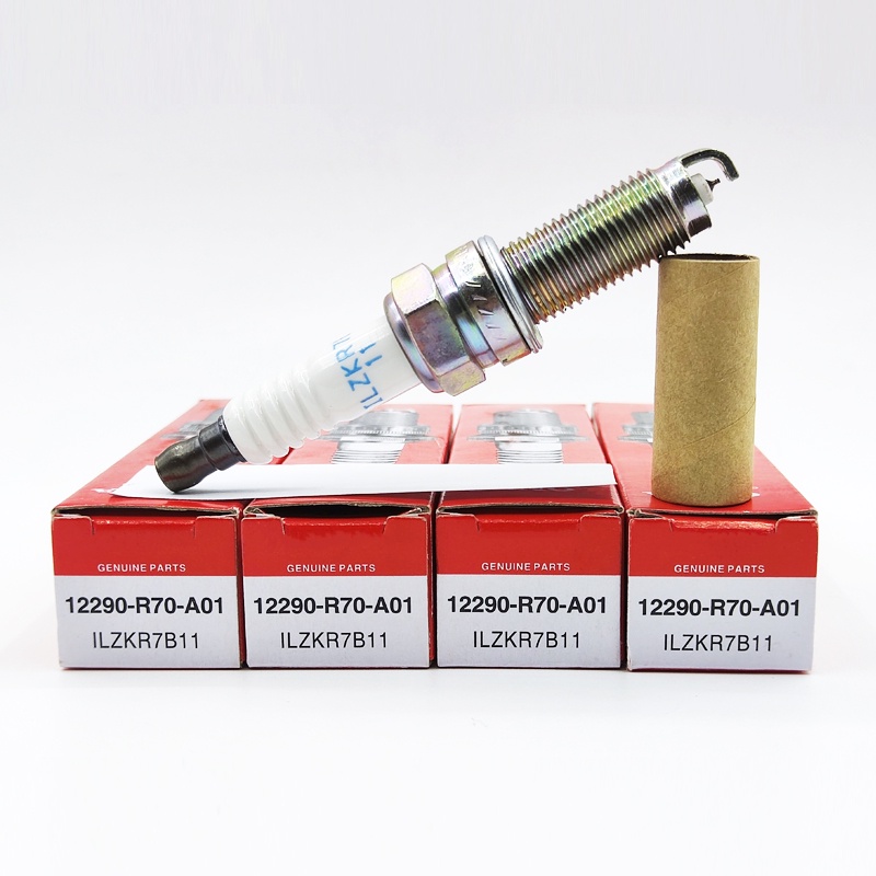 4PCS 12290-R70-A01 ILZKR7B11 New Iridium Spark Plug For Honda Accord Acura 3.5L RDX TSX 12290R70A01 