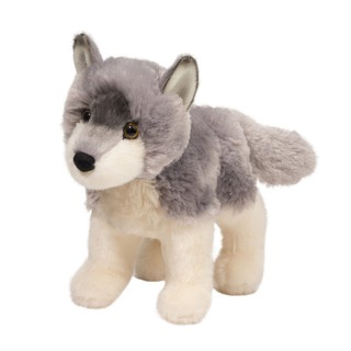 Douglas Ashes Wolf - ตุ๊กตานิ่มลูกหมาป่า แอชส์ ขนาดยาว 8 นิ้ว