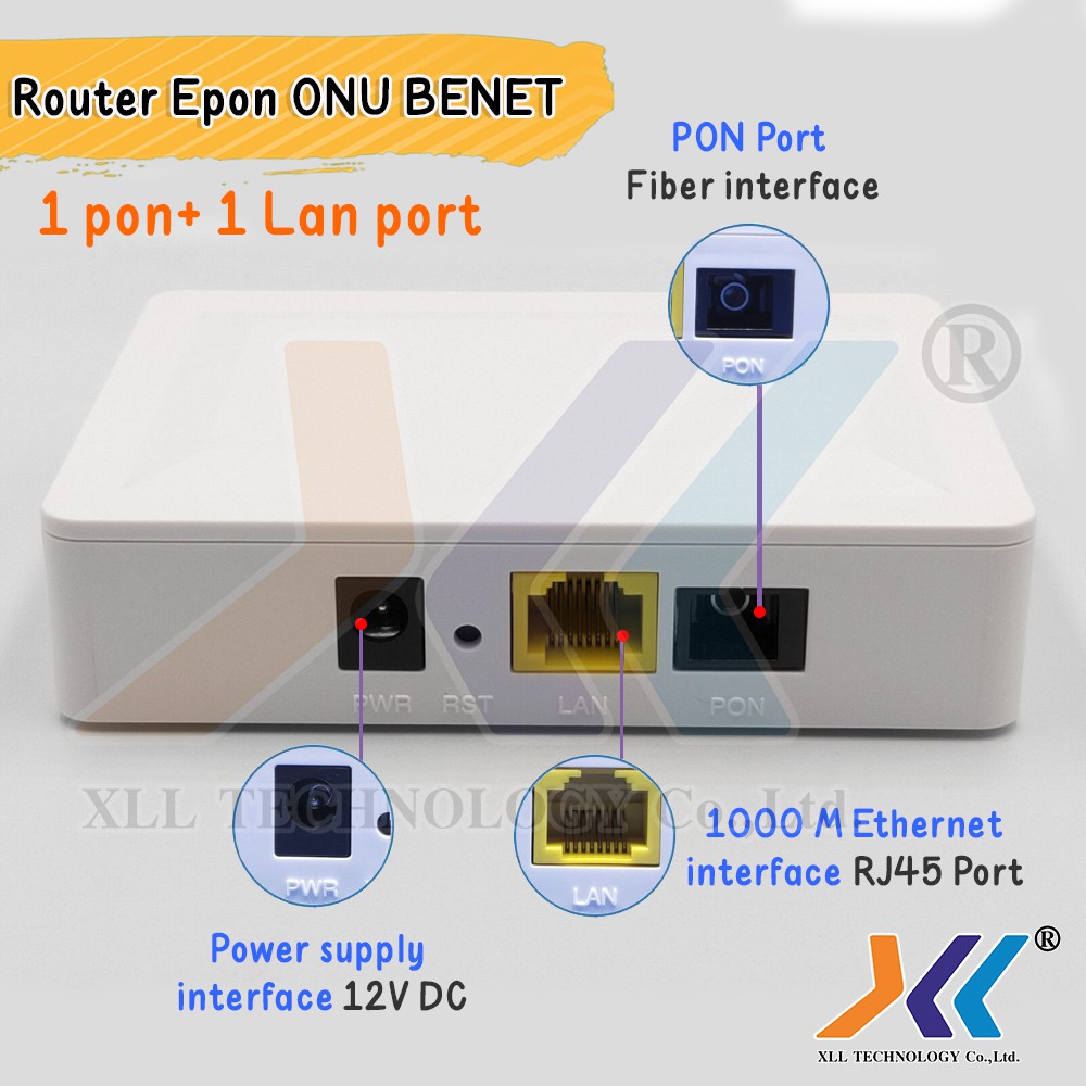 1 pon1 lan port Router Epon ONU BENET รุ่น HTR5034E สำหรับเชื่อมต่อ ...