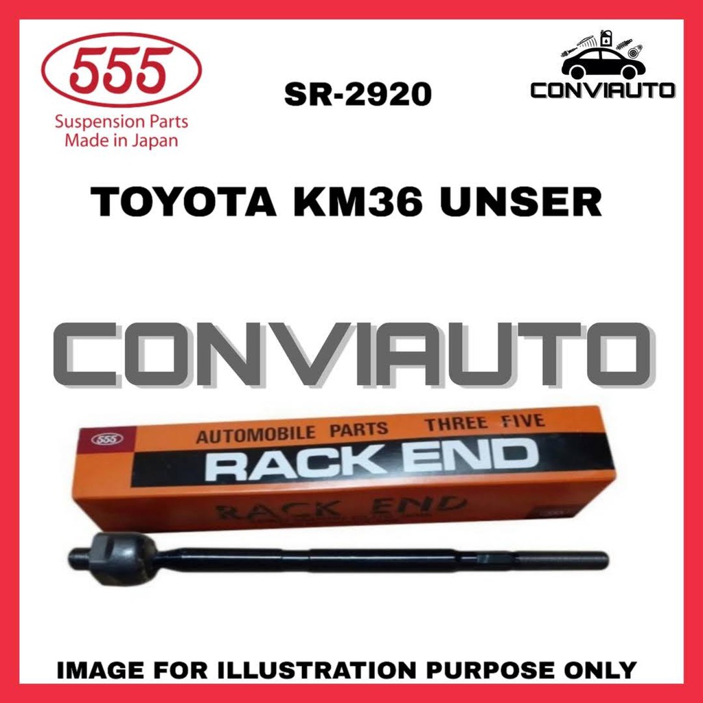 TOYOTA UNSER KM36 ~ RACK END BRAND 555 (SR-2920)