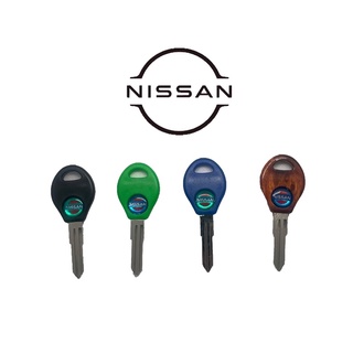 KCIN1 กุญแจรถยนต์หัวสติ๊กเกอร์และลายไม้ Nissanใบพาย