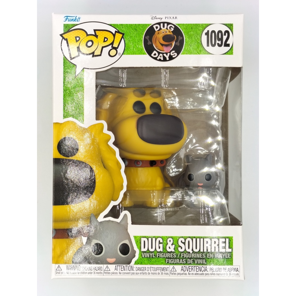 Funko Pop Disney Dug Days - Dug & Squirrel #1092 (กล่องมีตำหนินิดหน่อย)