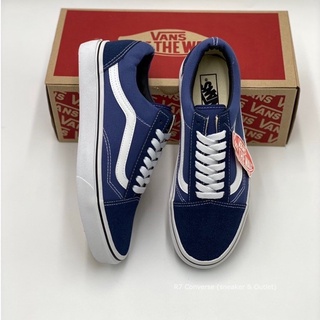 🚩  Old Skool Navy รองเท้าสีน้ำเงิน🌊  สินค้าพร้อมกล่อง มีเก็บปลายทาง