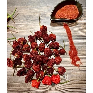 พริกป่นแคโรไลน่ารีเปอร์ carolina reaper พริกเผ็ดที่สุดในโลก 25 กรัม
