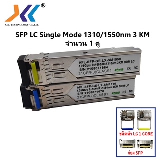 SFP-LC 1310/1550 (1.25G) 3KM (2ตัว)