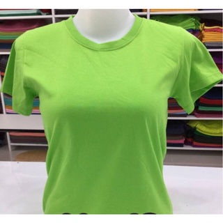 👕👕เสื้อยืด👕👕สีพื้น👕👕สีเขียว👕👕