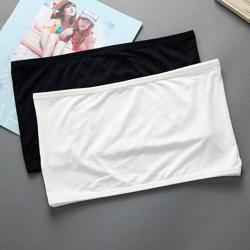 PU เกาะอกผ้าผู้หญิง รุ่น B-044 ทับในกันโป๊ผ้านิ่ม ใส่สบาย มีสีดำ สีขาว สินค้ามาใหม่พร้อมจัดส่ง