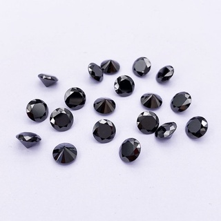 Black diamond เพชรโมอิส สีดํา 5 mm-10mm พร้อมใบรับรอง