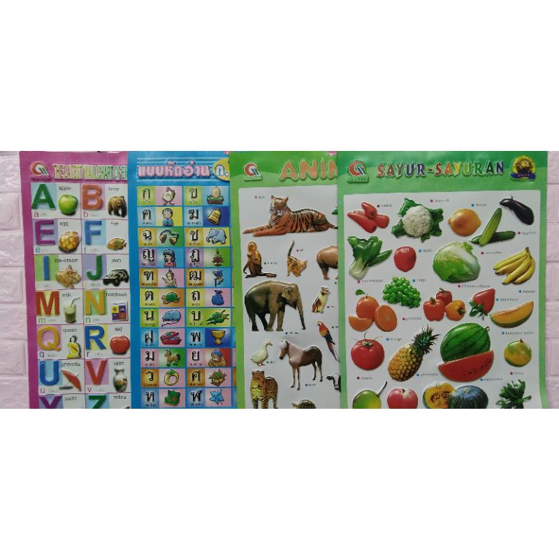 #แผ่นโปสเตอร์ #แผ่นโปสเตอร์ก.ไก่ #แผ่นโปรเตอร์ABC #แผ่นโปสเตอร์พลาสติก #แผ่นโปสเตอร์ราคาถูก