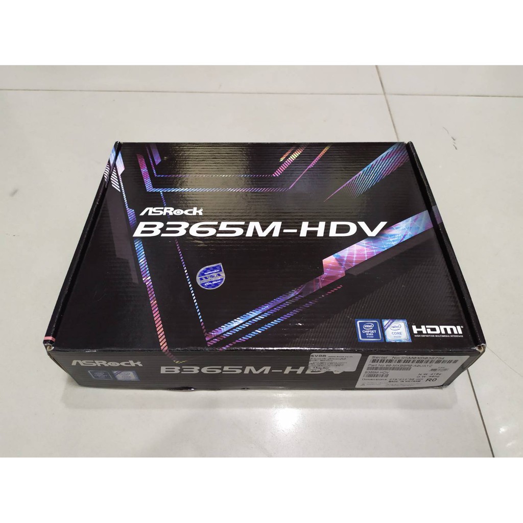 MAINBOARD (เมนบอร์ด) ASROCK B365M-HDV Socket 1151