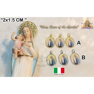 จี้สร้อย พระแม่มารีย์ ราชินีแห่งอัครสาวก ศาสนาคริสต์ คาทอลิก Catholic Pendant Virgin mary