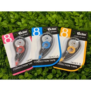 เทปลบคำผิด A-line 5mm. ยาว 8 เมตร DP-924A คละสี
