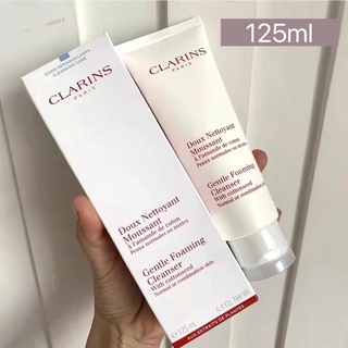 CLARINS Gentle Foaming Cleanser with Cottonseed 125ml ธรรมดา-ผิวผสม ขจัดเซลล์สิ่งสกปรกและน้ำมันส่วนเกิน