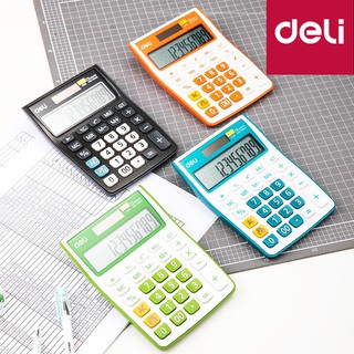 เครื่องคิดเลขตั้งโต๊ะ เครื่องคิดเลข สำนักงาน Deli 1238 Calculator