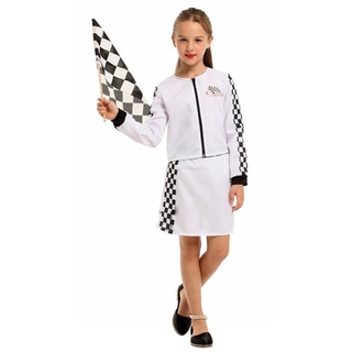 7C261.2 ชุดเด็กหญิง ชุดนักแข่งรถ ชุดนักแข่งรถฟอร์มูล่าวัน Children Formula one Racer Race of Girl Costumes