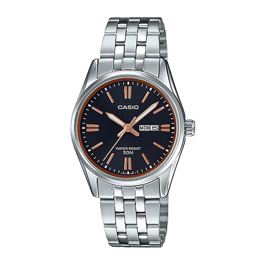 Casio Standard นาฬิกาข้อมือผู้หญิง สายสแตนเลส รุ่น LTP-1335,LTP-1335D,LTP-1335D-1A2 - สีเงิน