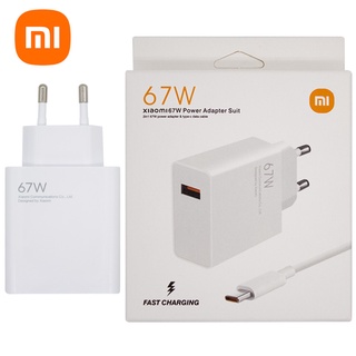 อะแดปเตอร์ชาร์จเทอร์โบ 67W 6A Type C สําหรับ MI 12 11 Ultra 12S Redmi