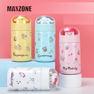 Maxzone Kawaii Sanrioed Mymelody HelloKt Cinnamoroll Pompom Purin กระติกน้ําร้อน สําหรับนักเรียนชาย และหญิง