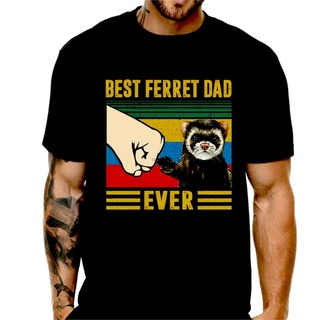 ใหม่ เสื้อยืด พิมพ์ลาย Best Ferret Dad Ever Clhpnn17Hjeegd42 สําหรับผู้ชาย