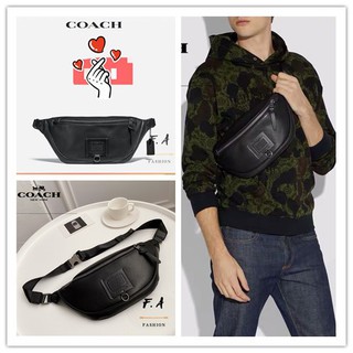 F.A ว่าแท้100% COACH 37591 Hot new style กระเป๋าคาดเอว  / กระเป๋าสะพายข้าง / สะพายข้าง / unisex / กระเป๋าคาดหน้าอก