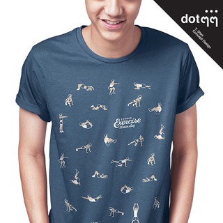 dotdotdot เสื้อยืด Concept Design ลาย Exercise (Blue)