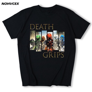 DRG เสื้อยืดพิมพ์ลาย Death Grips - Bionicle Toa Mata เสื้อยืด