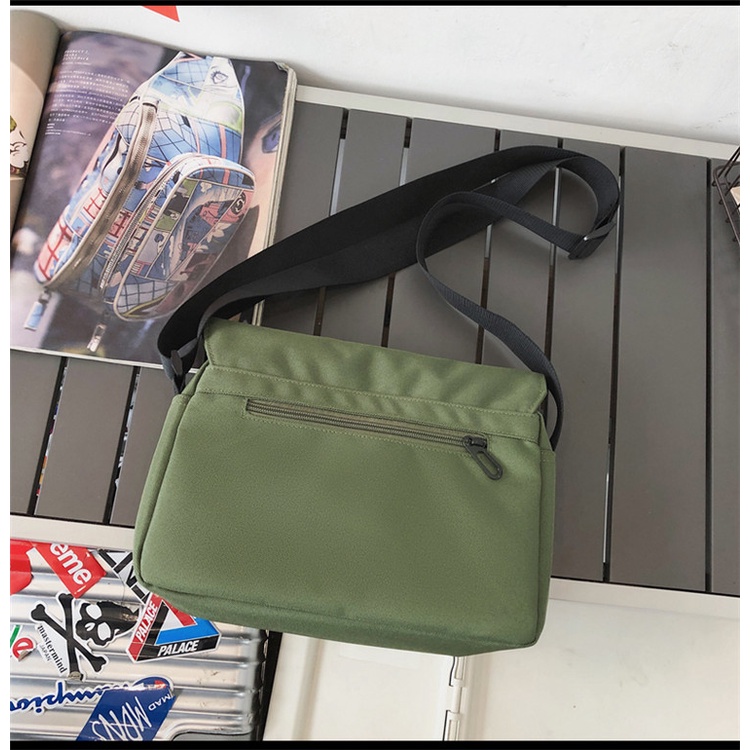 กระเป๋าสะพาย สะพายข้าง สะพายไหล่ ใช้ได้ทั้ง ผู้ชาย ผู้หญิง  ผ้าโพลี ช่องเก็บเยอะ น้ำหนักเบา - รูปที่ 3