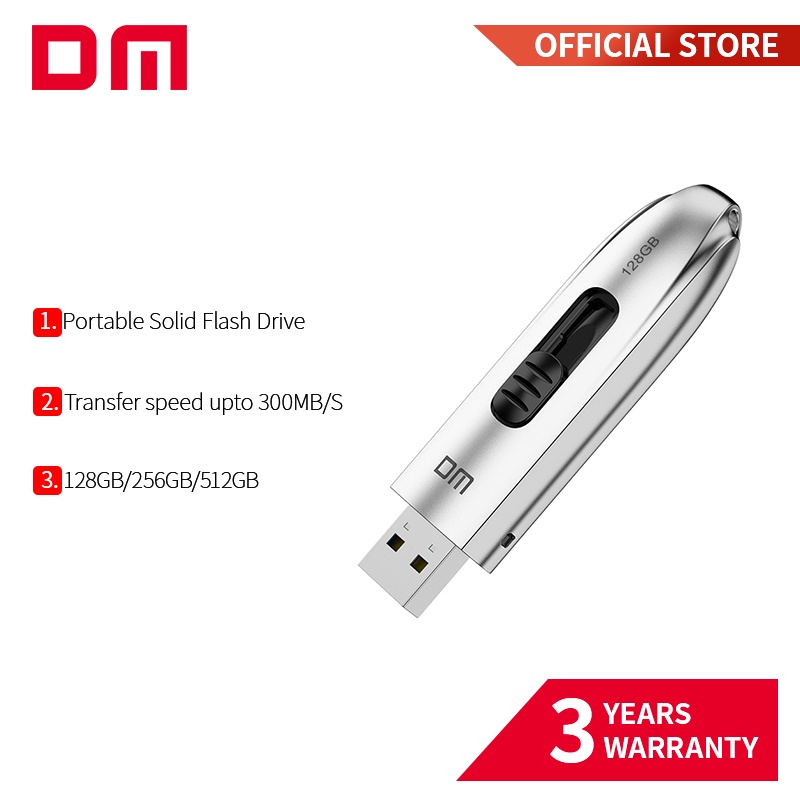 Dm แฟลชไดรฟ์ภายนอก SSD FS220 USB3.1 USB3.0 64GB 128GB 256GB แบบพกพา