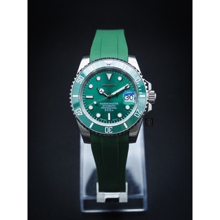 Seiko Mod Hulk Marine Master with Green Rubber Strap 🟢🟢