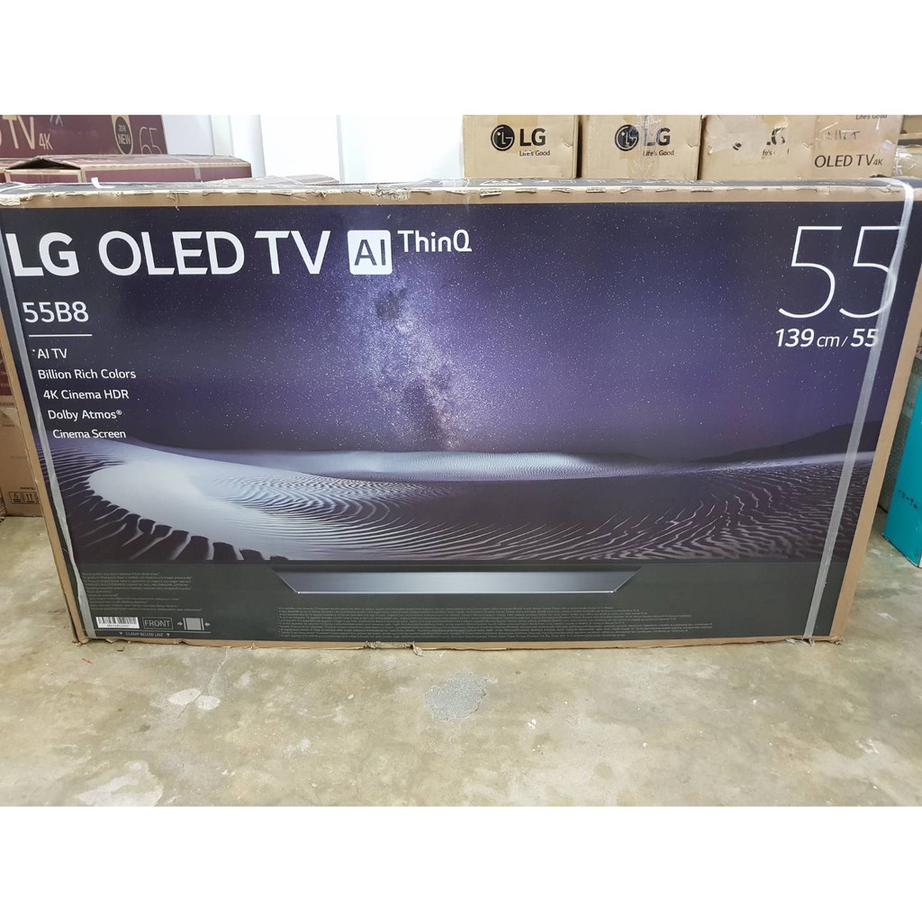 LG 55 นิ้ว รุ่น 55B8PTA OLED 4K SMART TV ปี 2018 สินค้าใหม่มีตำหนิ เดทพิกเซล 1 จุด