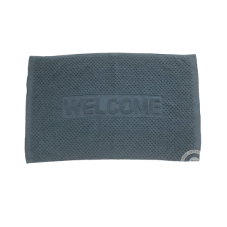 ผ้าเช็ดเท้า welcome เกรดโรงแรม cotton ขนาด 17x28นิ้ว พรมเช็ดเท้า Foot Towel