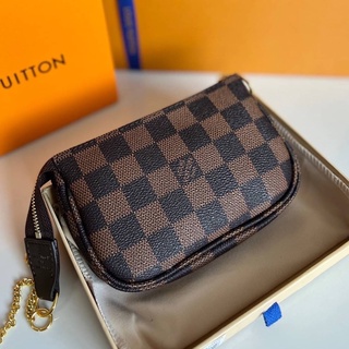 LOUIS VUITTON MINI POCHETTE ACCESSORIES BAG กระเป๋าสะพายไหล่ ทรงมินิน่ารักมาก Ori