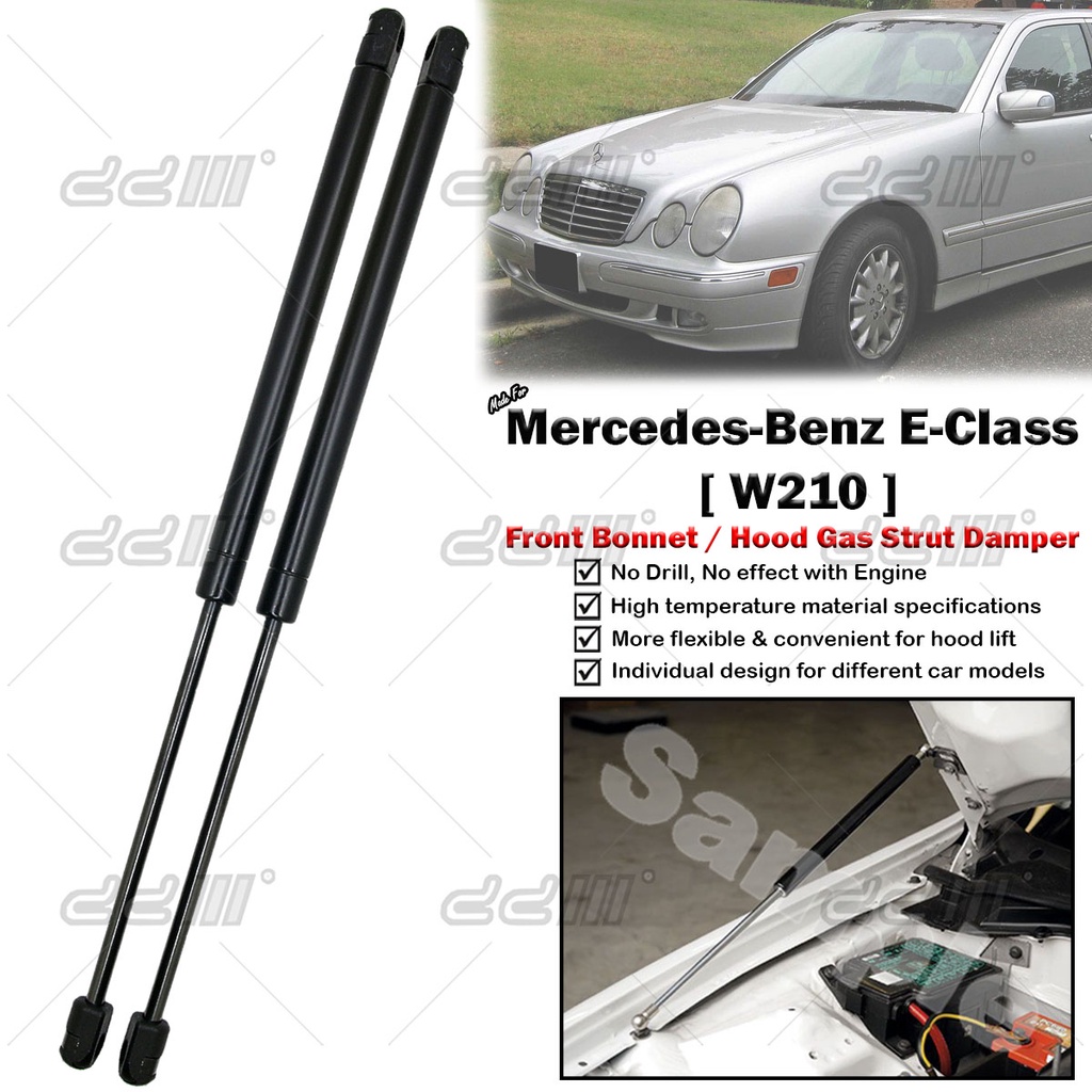 ด้านหน้า Bonnet Damper โช้คอัพสําหรับ Mercedes-Benz W210 E-Class E200 E240 E280 1995-2002