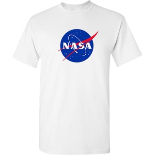 [S-5XL]เสื้อยืดคอกลม แขนสั้น พิมพ์ลาย NASA National Aeronautics and Space Administration สําหรับผู้ใหญ่