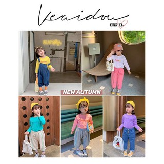 เสื้อยืดแขนยาวสีพื้นสกีนลาย