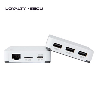 LOYALTY-SECU 3 พอร์ต USB LAN Network Print Server สำหรับเครื…