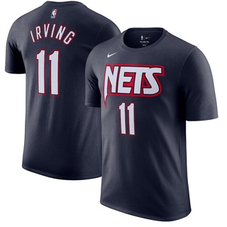 เสื้อยืดบาสเก็ตบอล Nba NIKE BROOKLYN NETS เบอร์ . 11 Kyrie Irving Icon - City - Statement - ได้รับแล้ว