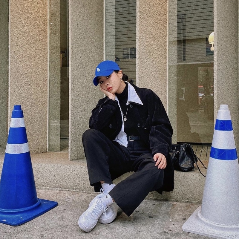 ของแท้️หมวก NY แบรนด์ MLB KOREA โลโก้เล็ก saranlee ThaiPick