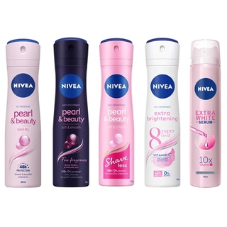 NIVEA นีเวีย สเปรย์ เพิร์ล แอนด์ บิวตี้ /  เอ็กซ์ตร้า ไบรท์เทนนิ่ง  เอ็กซ์ตร้า ไวท์ เซรั่ม