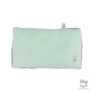 Airy หมอนระบายอากาศสำหรับเด็ก 6 เดือนขึ้นไป รุ่นดีลักซ์ใยไผ่ ( ขนาด 24x40x3 cm )