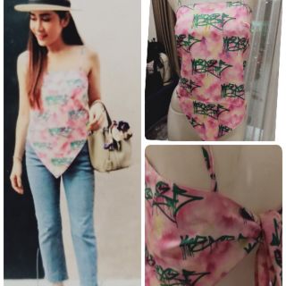 เสื้อสายเดี่ยวทรง3เหลื่ยมสุดฮิตตอนนี้จ้า