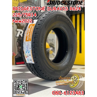 225/75R14 ยางใหม่ Bridgestone R624  ยางใหม่ปี2022 จัดส่งฟรี