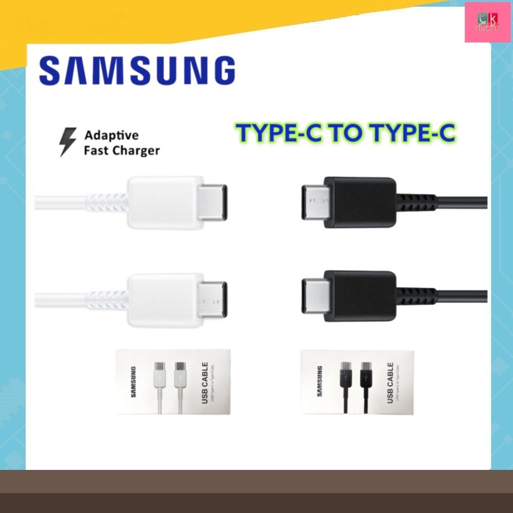 สายชาร์จSamsung ของแแท้ TypeC To TypeC 5A ชาร์จเร็วกว่า รุ่นใหม่ล่าสุด Fast Charge S10 S20 S21 NOTE10 Note10+ A80 Note20 – โปรปัง
