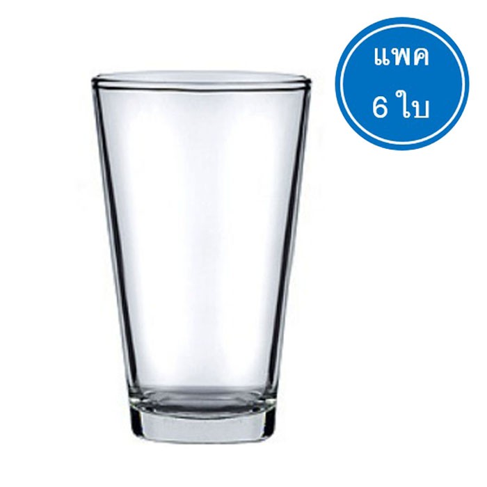 แก้วน้ำใส 16oz.105316 (LG316) แพ็ค6ใบ